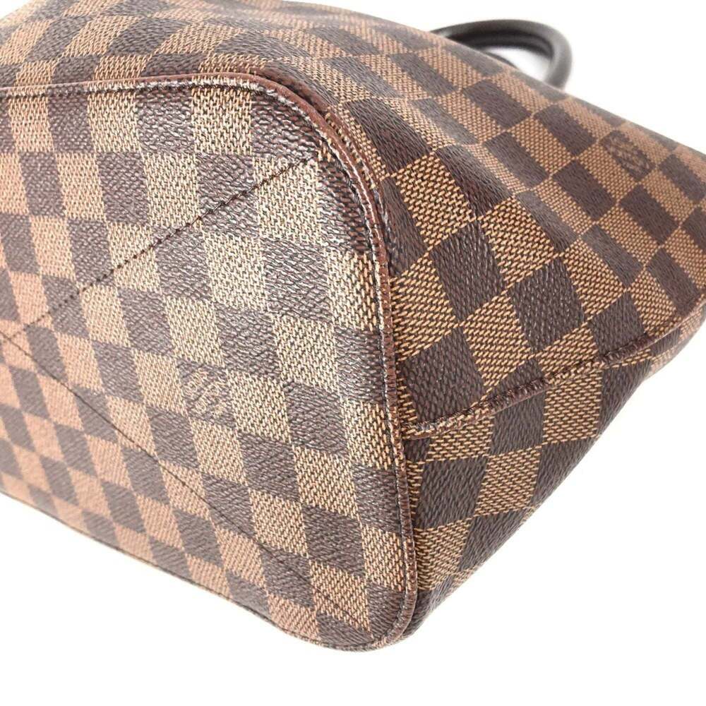 LOUIS VUITTON Brown Damier Canvas Tote Bag - Picture 6 of 16